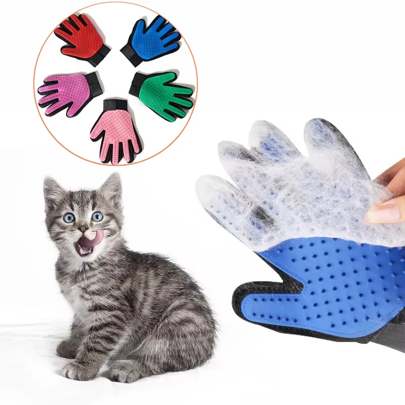 Rubber Glove Cleaning - Перчатка для ухода за шерстью животных,