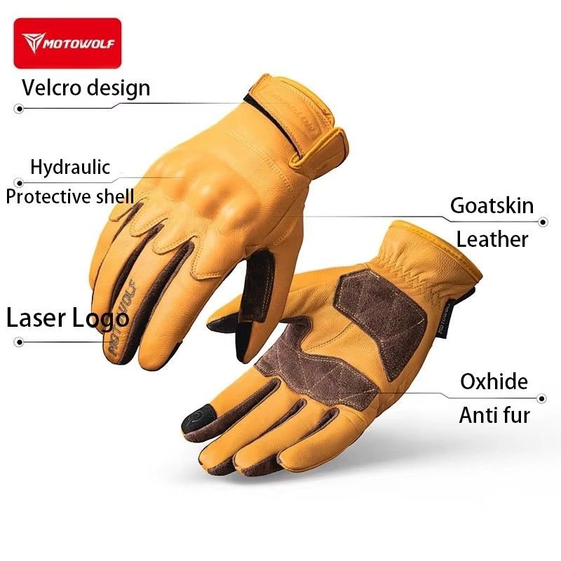 Кожаные мотоциклетные перчатки – обзор и цена Motorcycle Glove Knuckle