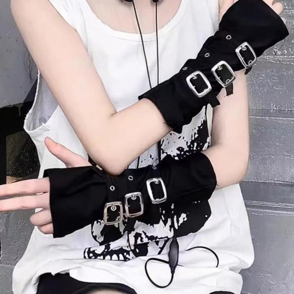 Готические нарукавники без пал – обзор и цена Fingerless Glove Knit
