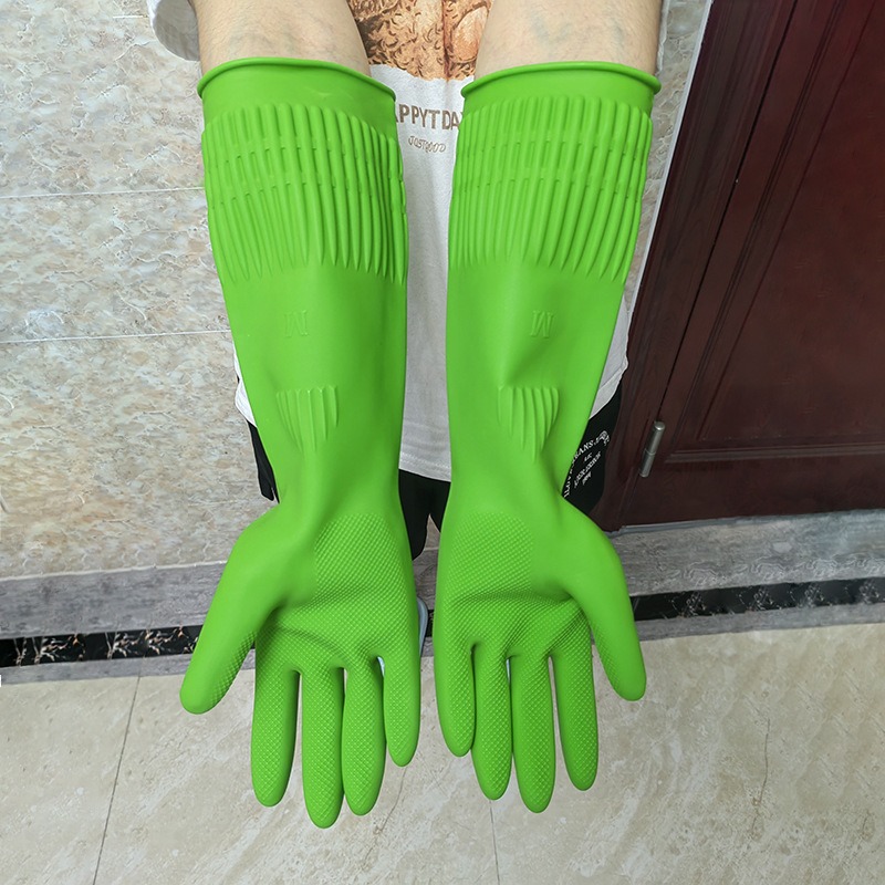 1 пара удлиненных силиконовых  – обзор и цена Rubber Glove Cleaning