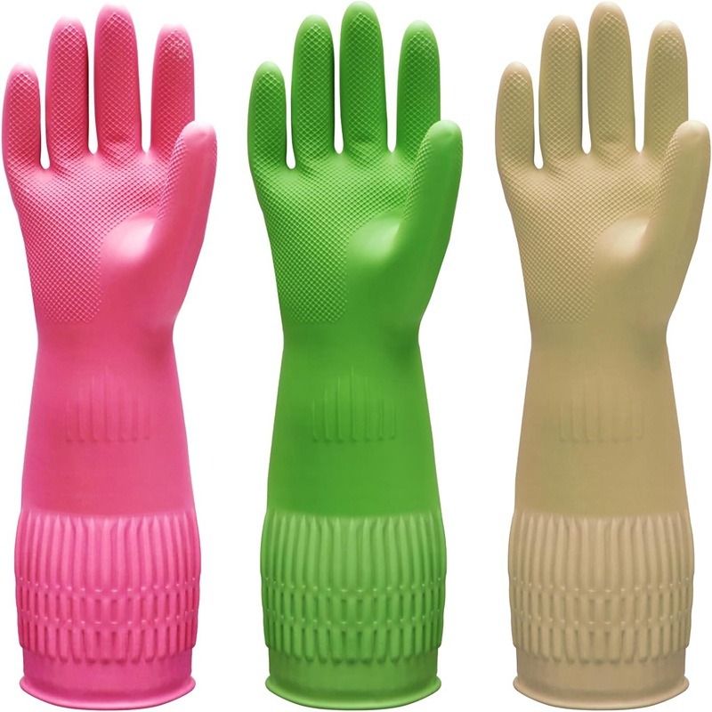 1 пара удлиненных силиконовых  – обзор и цена Rubber Glove Cleaning