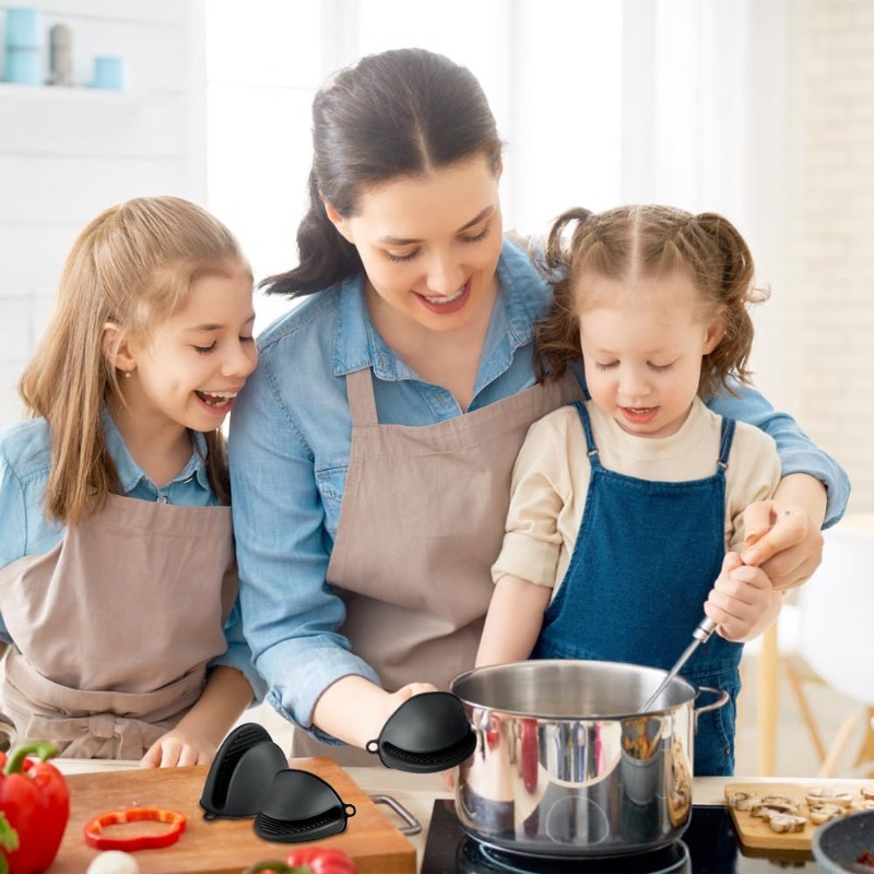 1 пара силиконовых термостойки – обзор и цена Oven Mitt Silicone