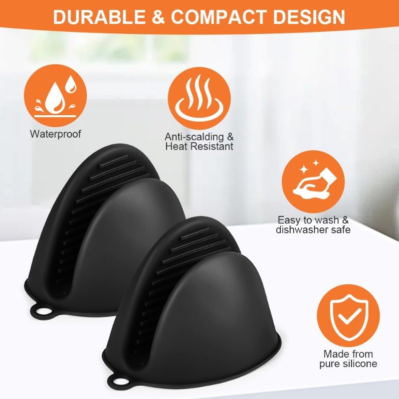 1 пара силиконовых термостойки – обзор и цена Oven Mitt Silicone